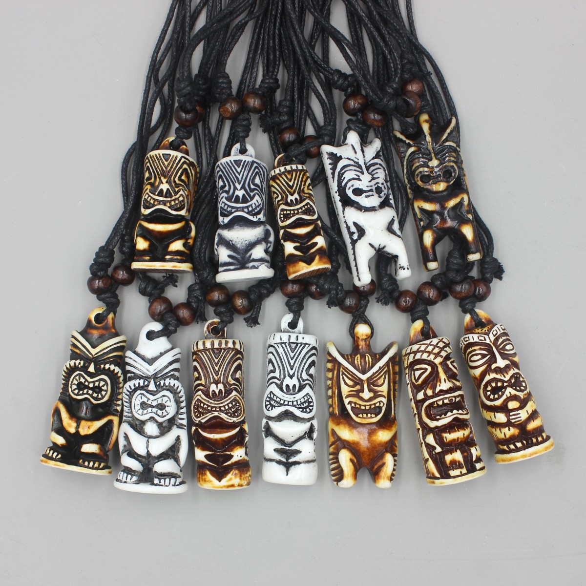 Women Fashion Nz - 12 Stks/partij Hawaiian Tiki Totem Kettingen