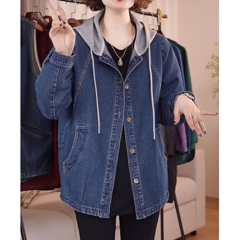 Women Fashion Jeans Top - Europese Hoge Kwaliteit Denim Jas Dames