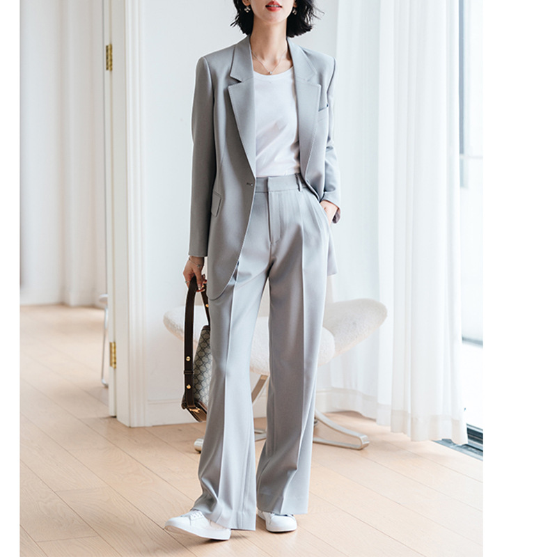 Women'S Fashion Blazer - Allingentle Damespak Broekpak 2-delig 1-knoops Blazer