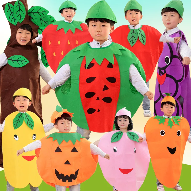 Women Fashion Jackets - Kerst Kinderen Fruit En Groente Modellering