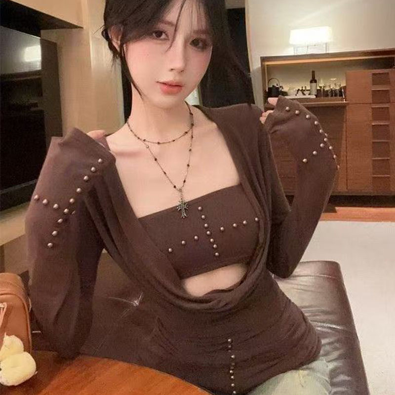 Women'S Fashion From The 90S - Tonngirls Y2k Punk Twee Stukken Tops