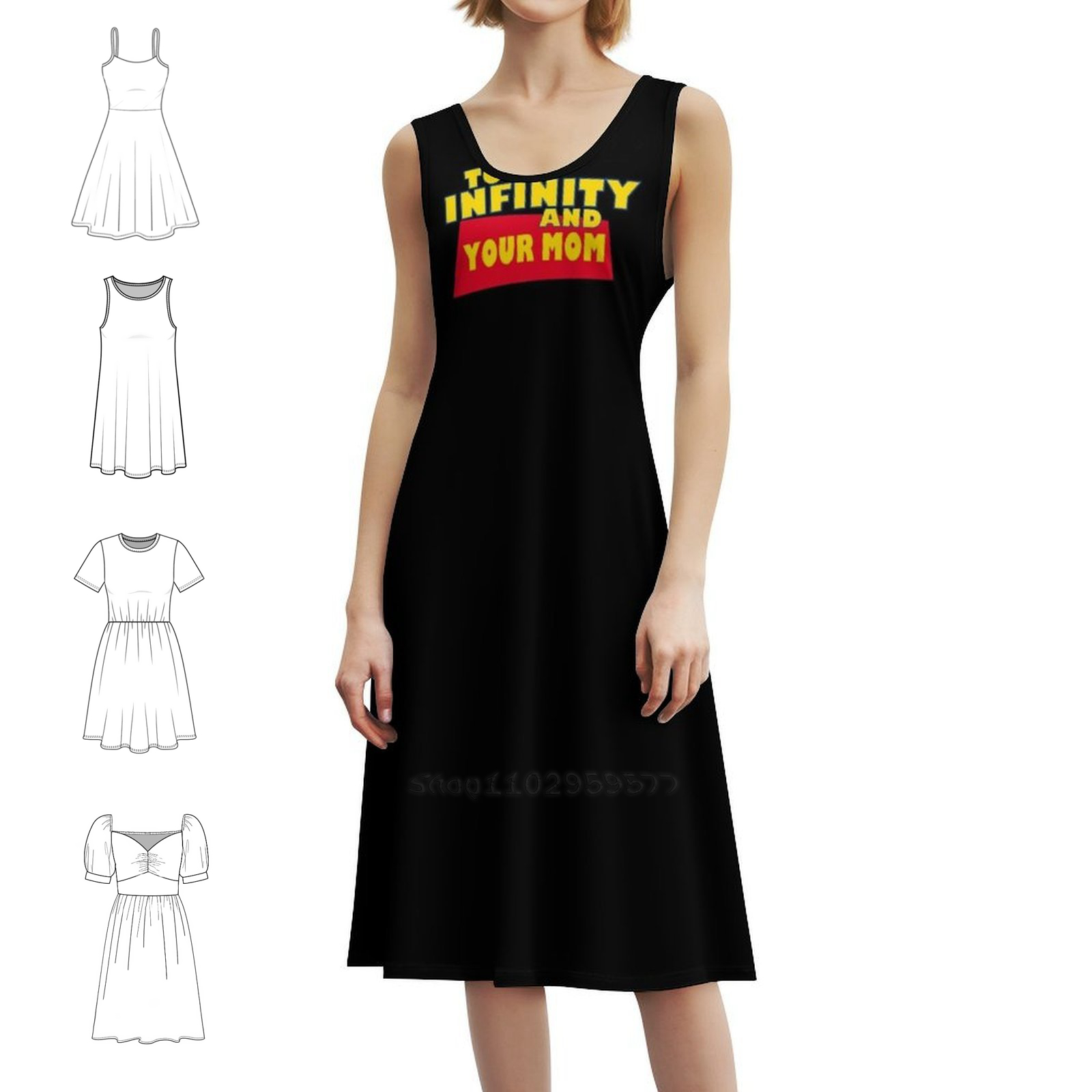Smocked Dress Women - Aan oneindigheid en je moeder bloemenkieljurk