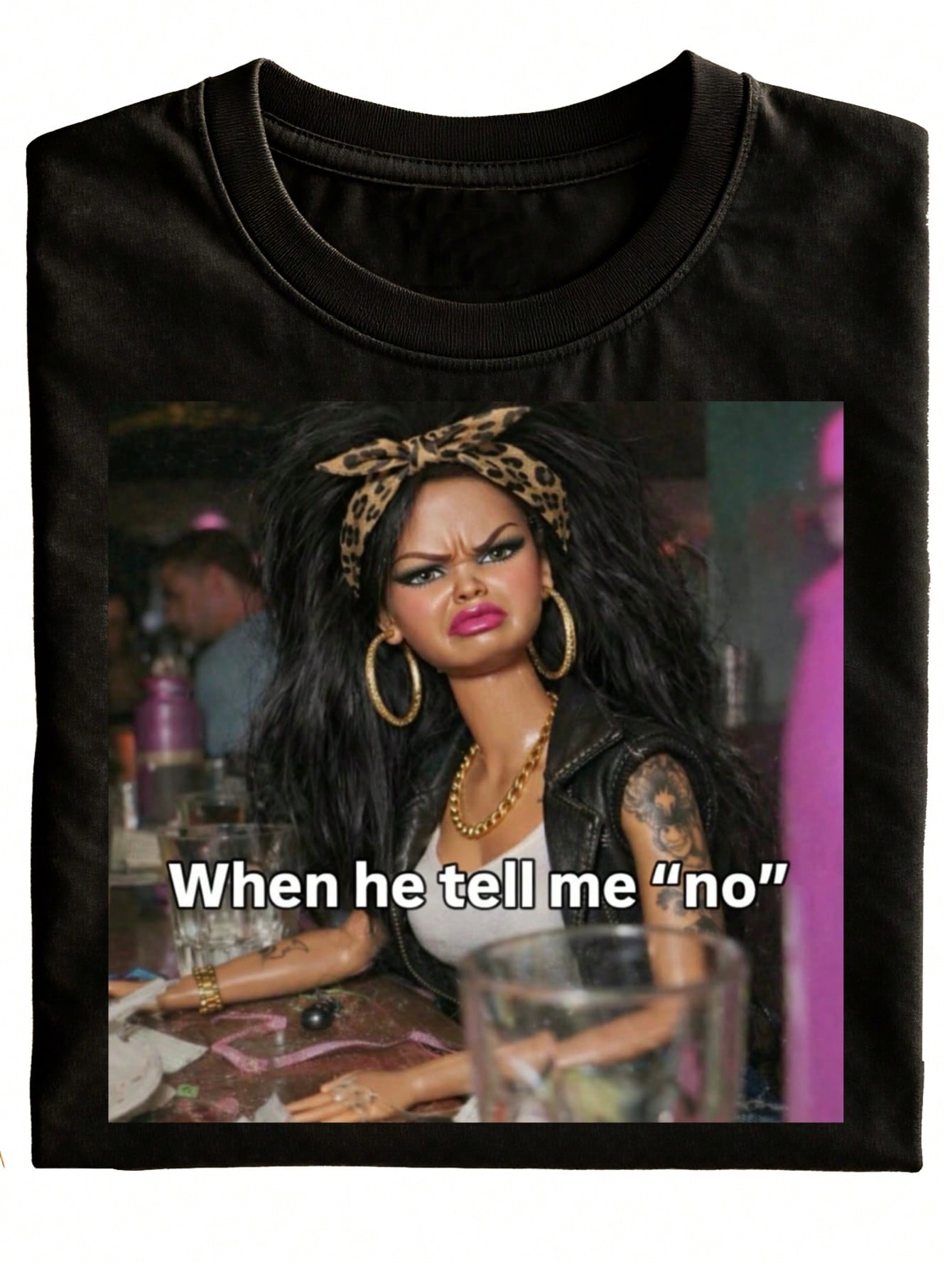 Women Fashion Fun - Nieuw leuk unisex T-shirt, ronde hals,