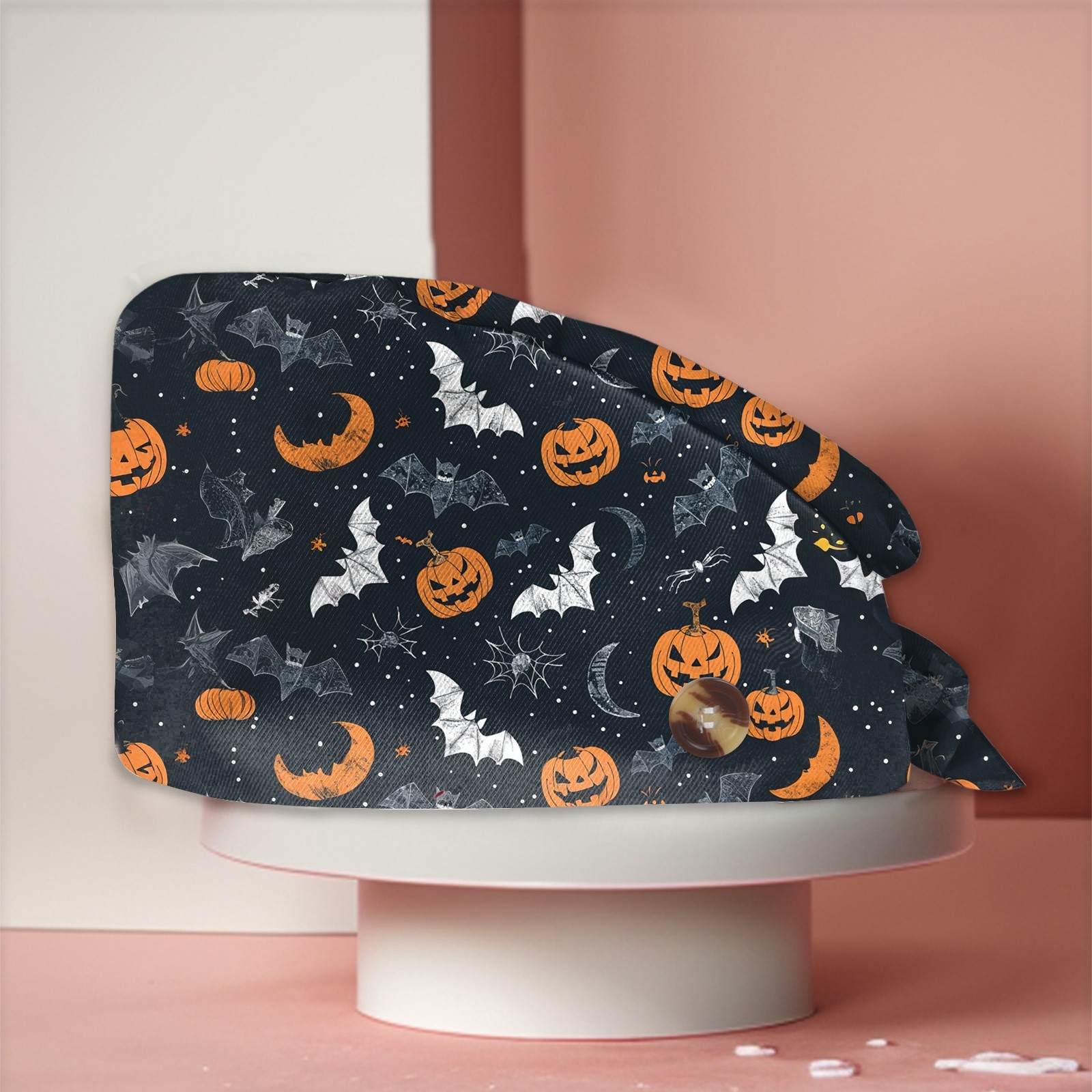 Bucket Hat Women - Halloween Verpleegster Hoed Leuke Cartoon Print