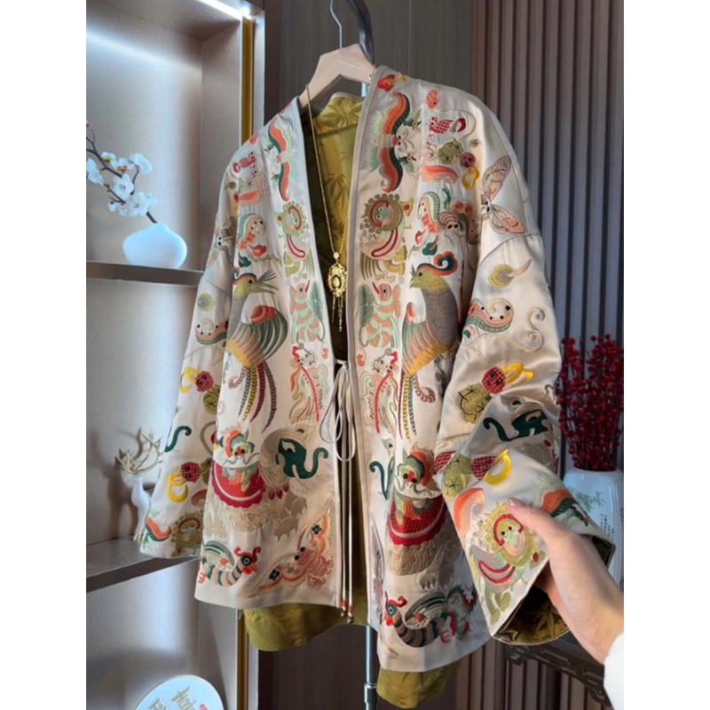 Women Fashion Jackets - Nieuwe Chinese stijl kimono vest jas