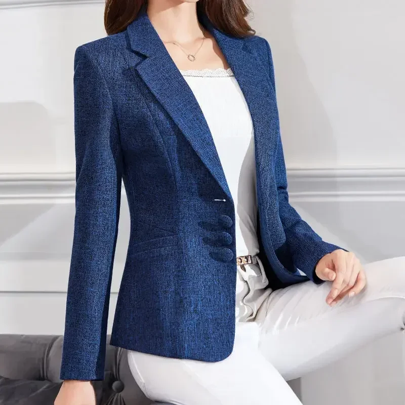 Velvet Blazer Women - Mode Vrouwen Blazers Jassen Werk 2025,