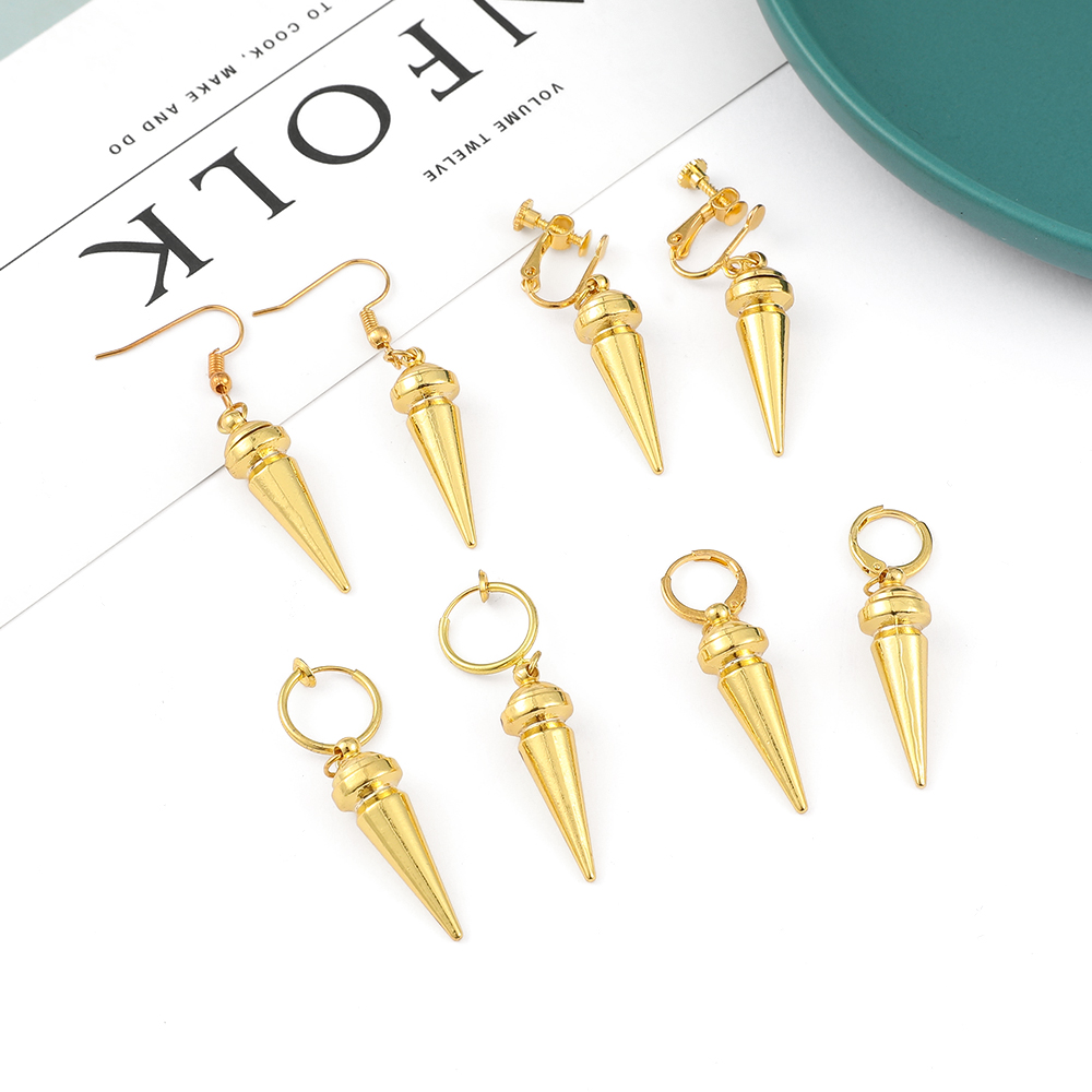 Women Fashion Hub - Mode Anime Gouden Kleur Priem Minimalistische