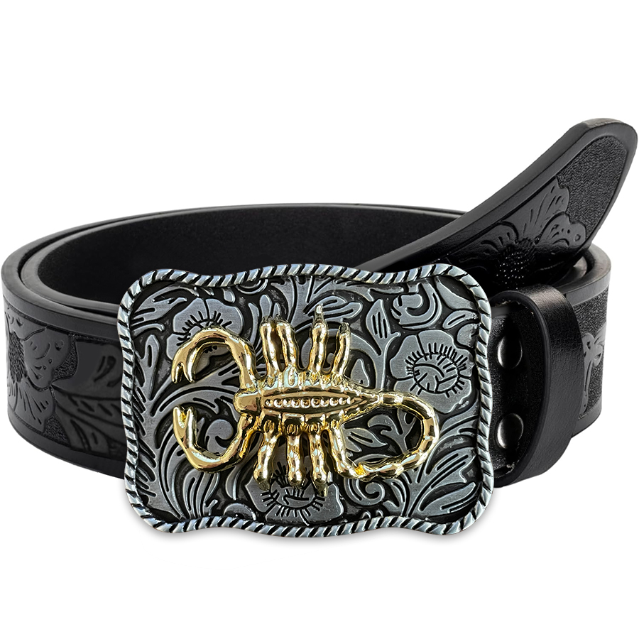 Women Fashion Nz - Scorpion Tang graspatroon riem prachtig gesneden
