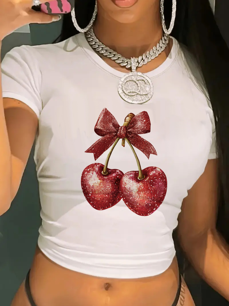 Women'S Fashion From The 90S - Retro jaren 90 chique cropped T-shirt