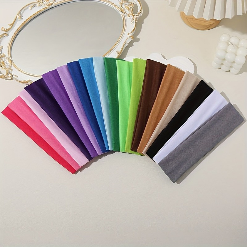 Women Fashion Hub - Elastische haarband Mode hoofdbanden Effen kleur