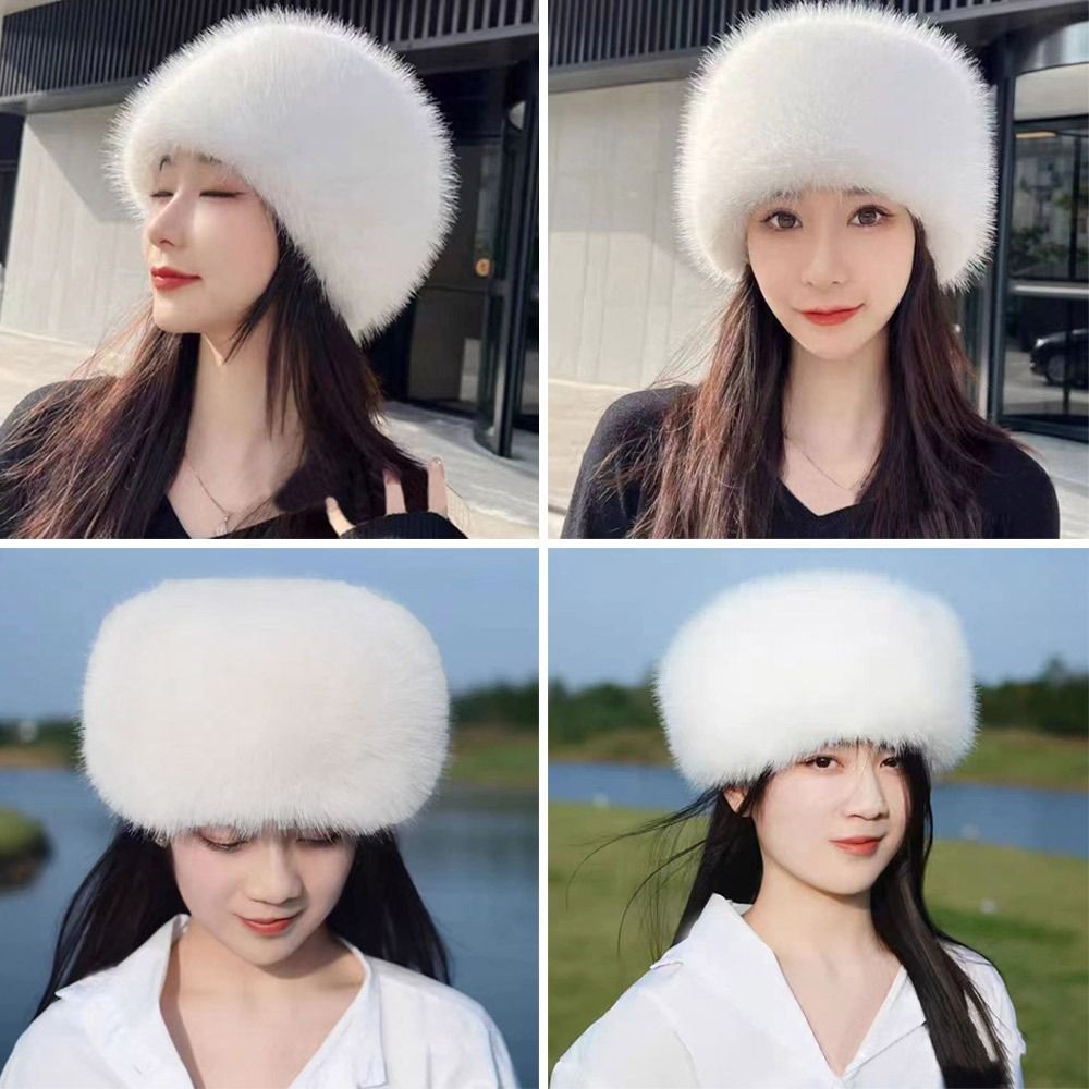 Bucket Hat Women - Outdoor pluche pluche emmer hoed oorbescherming
