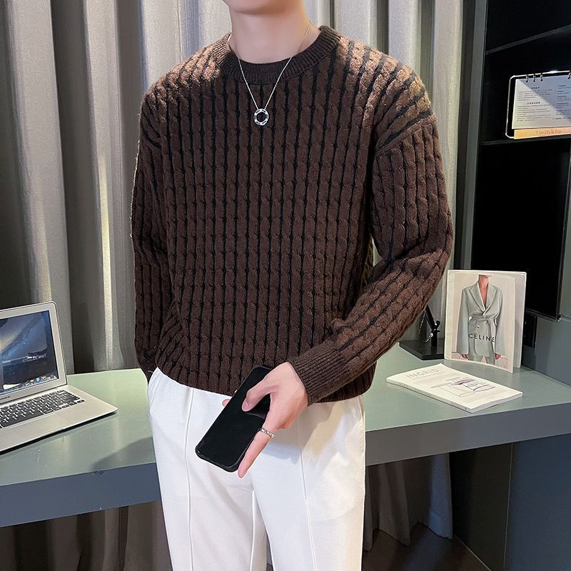 Heren Dikke Trui Herfst Winter - Ribbed Knit Sweater recensie en prijs