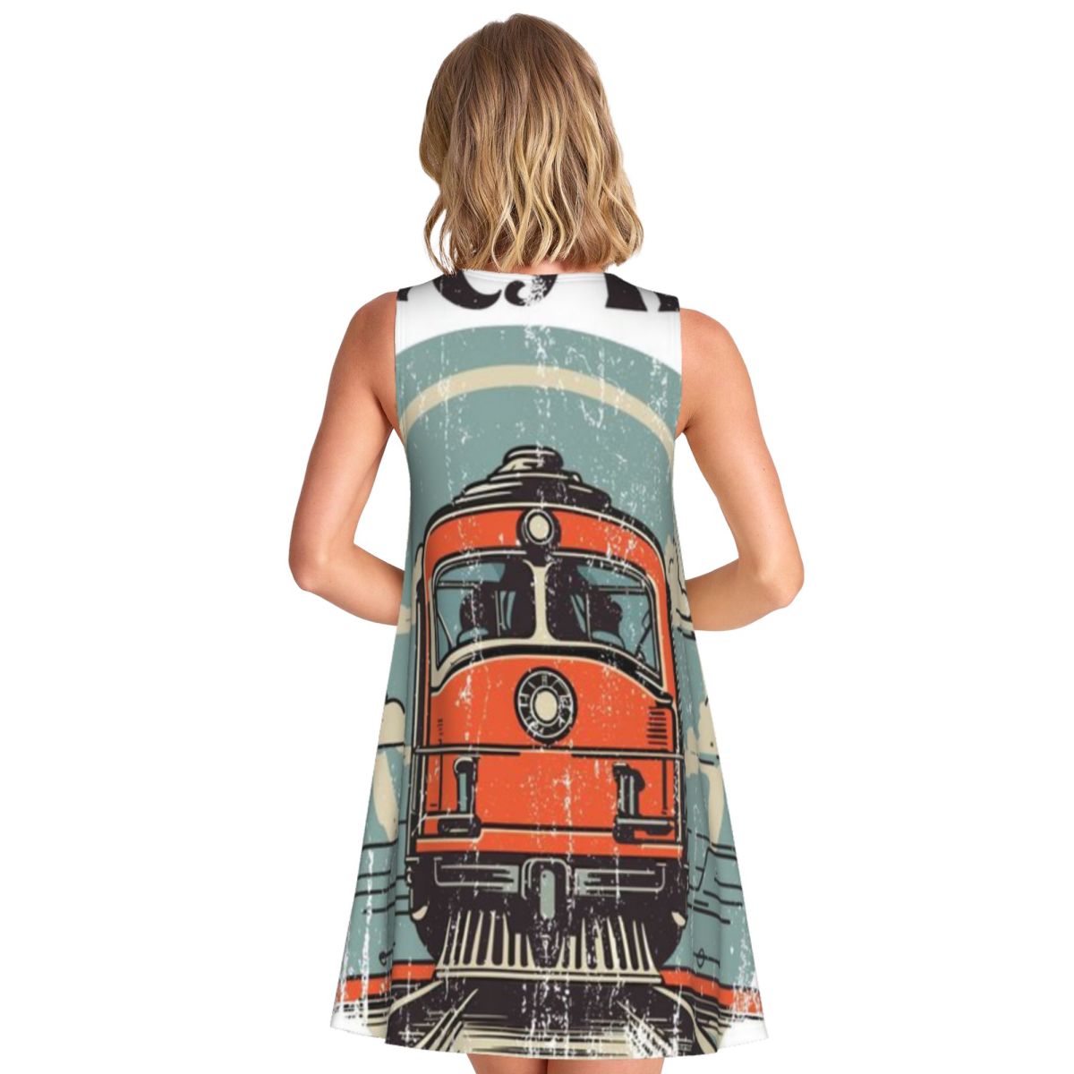 Vintage Train Vector Design mo - Women Fashion Vector recensie en prijs