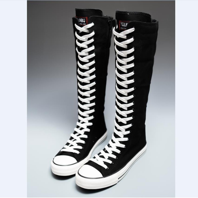 2025 Nieuwe Hoge Canvas Sneake - Women'S Fashion Boots 2025 recensie en prijs