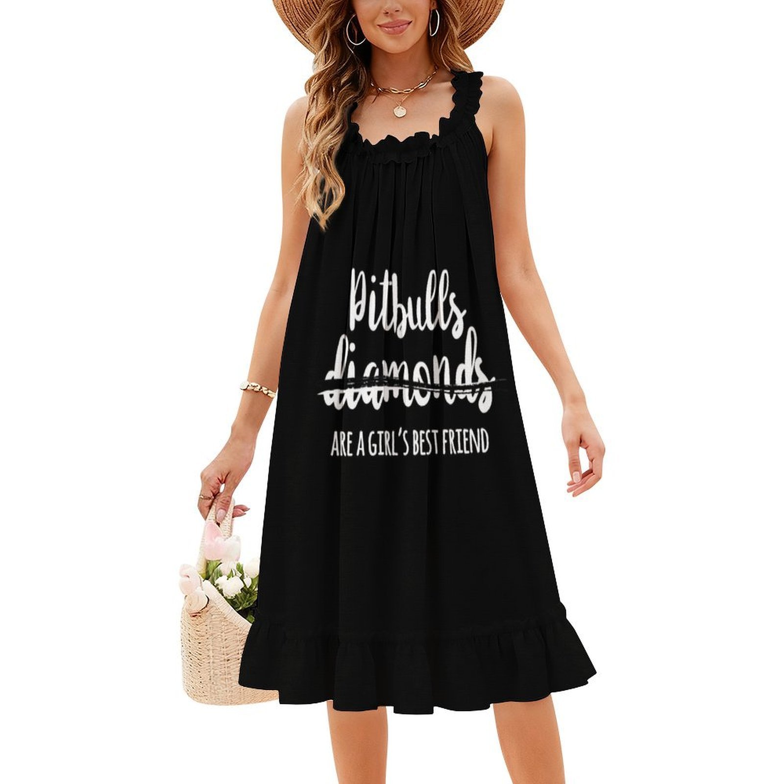 Pitbulls zijn de beste vriend  - Smocked Dress Women recensie en prijs