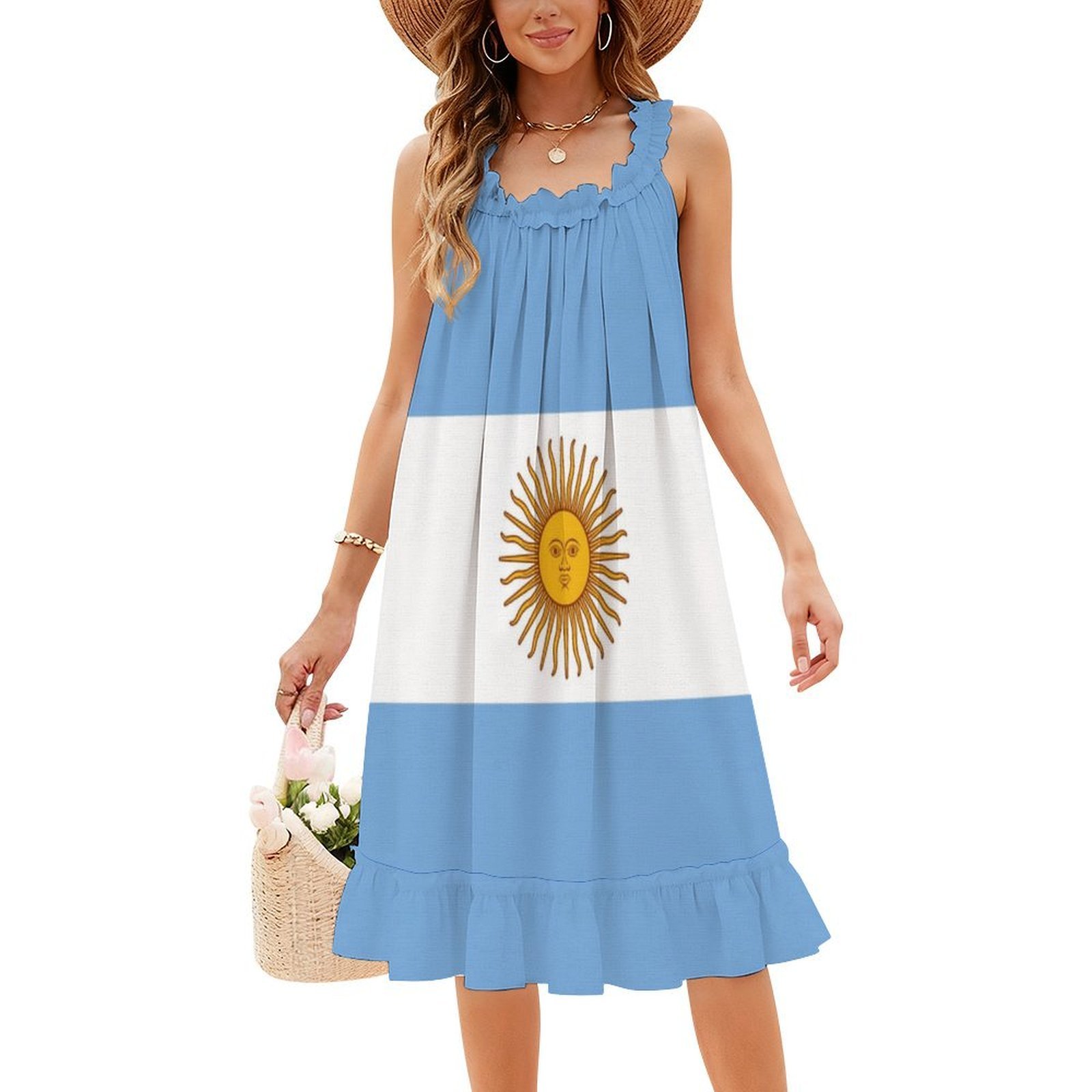Argentinië-Argentine T-shirt d - Smocked Dress Women recensie en prijs