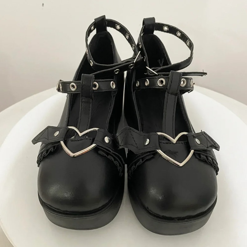 Nieuwe Zoete Hart Gesp Wiggen  - Women'S Fashion Walking Shoes recensie en prijs
