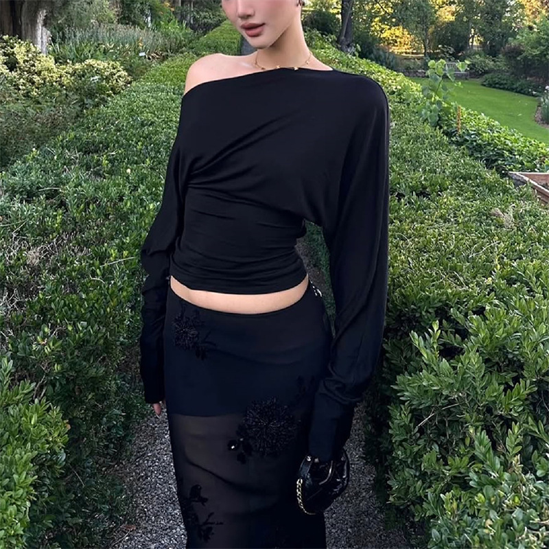 2026 Dames One Shoulder Top La - Women Fashion Blouse recensie en prijs