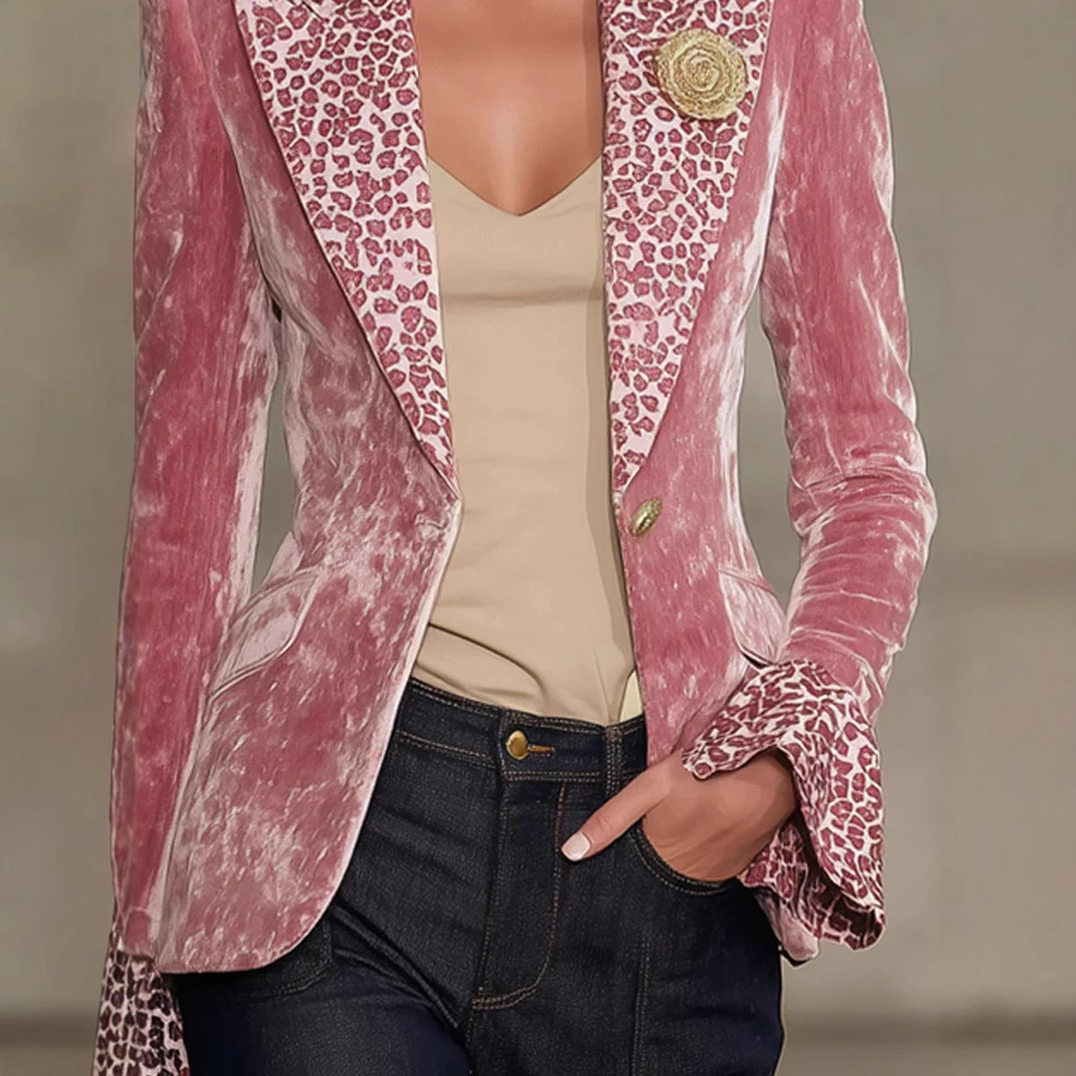 Vrouwen Fluwelen Blazer Luipaa - Velvet Blazer Women recensie en prijs