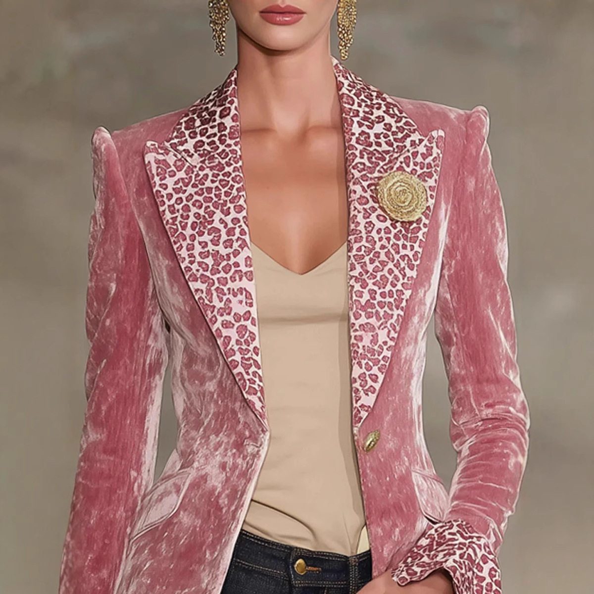 Vrouwen Fluwelen Blazer Luipaa - Velvet Blazer Women recensie en prijs