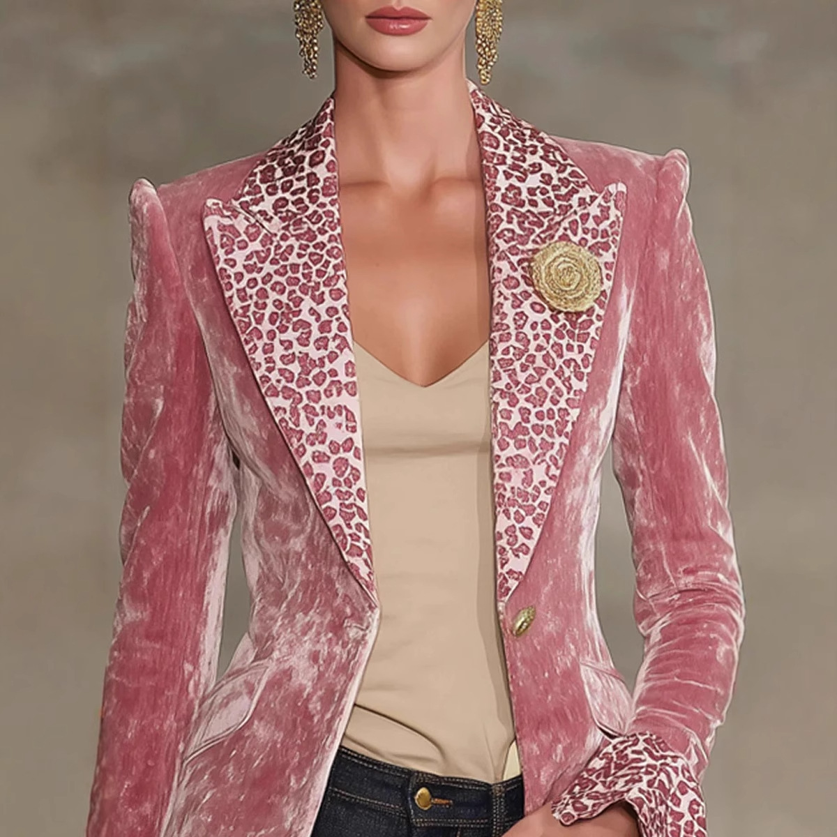Vrouwen Fluwelen Blazer Luipaa - Velvet Blazer Women recensie en prijs