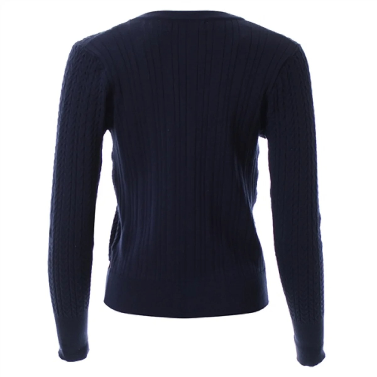 Plus Size Dames Button Down La - Ribbed Knit Sweater recensie en prijs