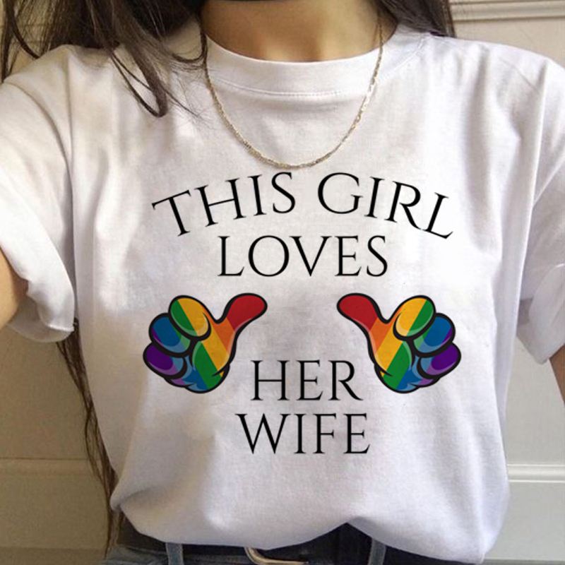 Lgbt Regenboog Harajuku T-shir - Women'S Fashion From The 90S recensie en prijs