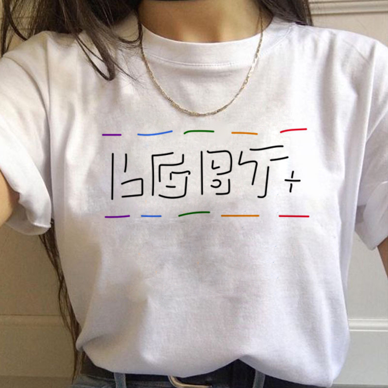 Lgbt Regenboog Harajuku T-shir - Women'S Fashion From The 90S recensie en prijs