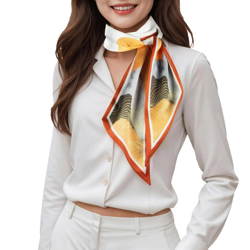 Mode Strepen Haarlint Sjaal Vr - Women Fashion Necktie recensie en prijs
