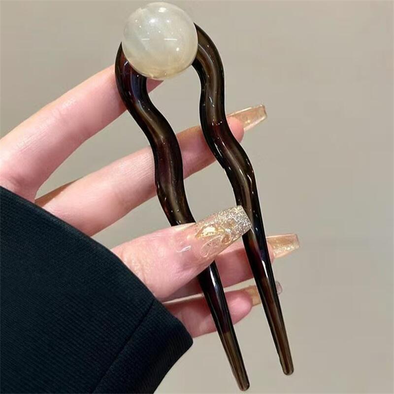 Mode gekleurde parel U-vormige - Women Fashion Hub recensie en prijs