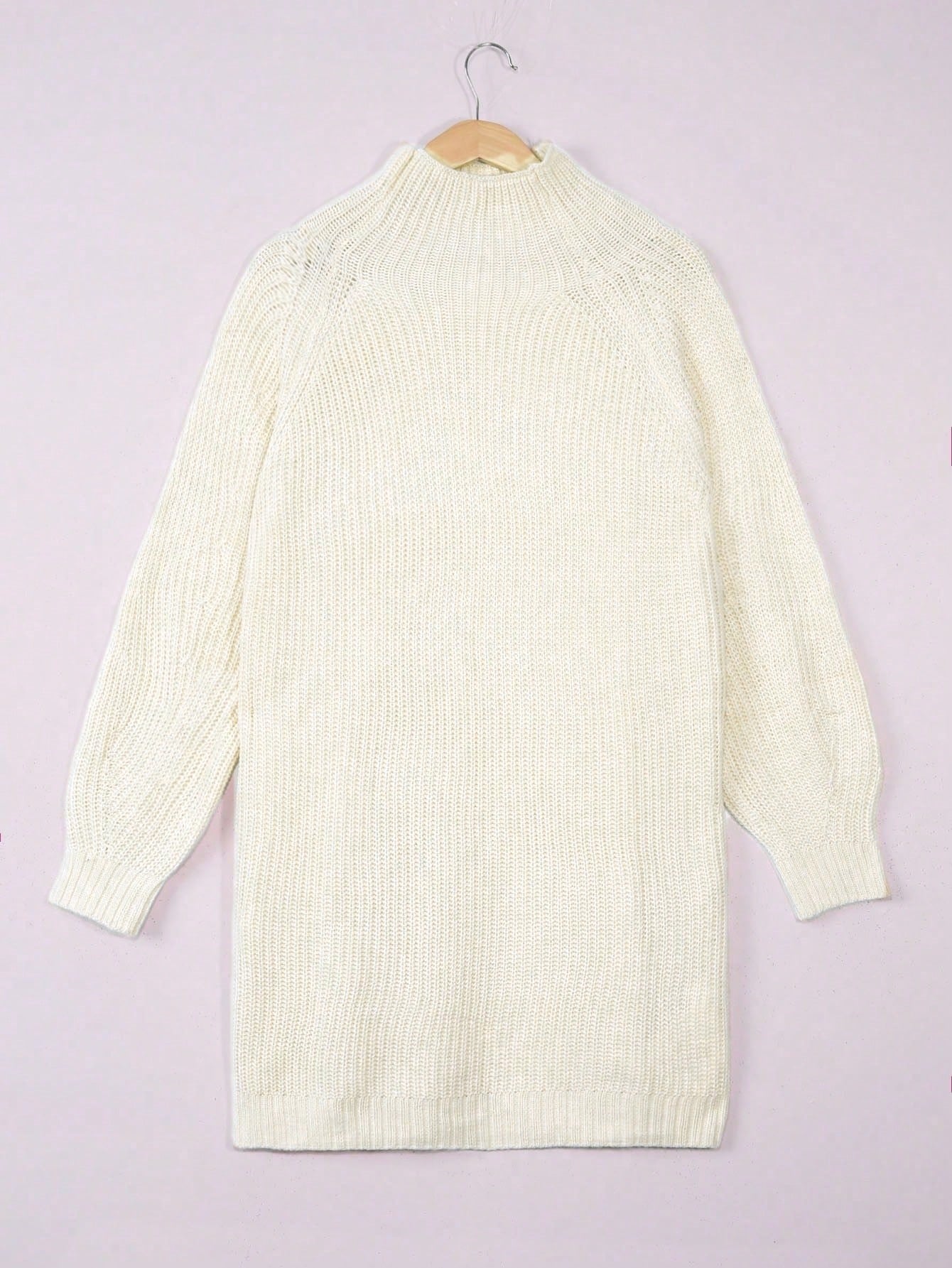 Plus size gebreide jurk dames  - Ribbed Knit Sweater recensie en prijs