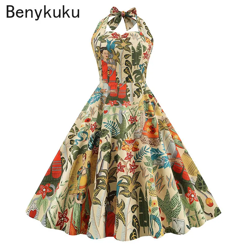 Vrouwen Zomer Print 50S 60S Vi - Women'S Fashion In The 50S recensie en prijs