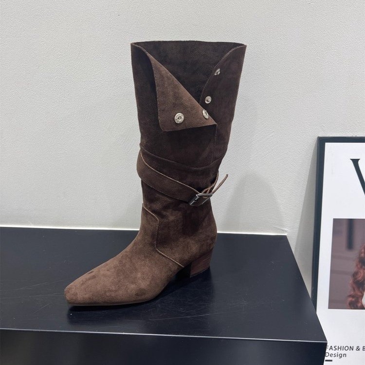 Mid Kuit Hoge Hakken Vrouwen L - Women'S Fashion Boots 2025 recensie en prijs