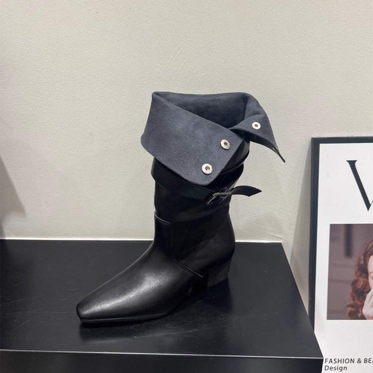Mid Kuit Hoge Hakken Vrouwen L - Women'S Fashion Boots 2025 recensie en prijs