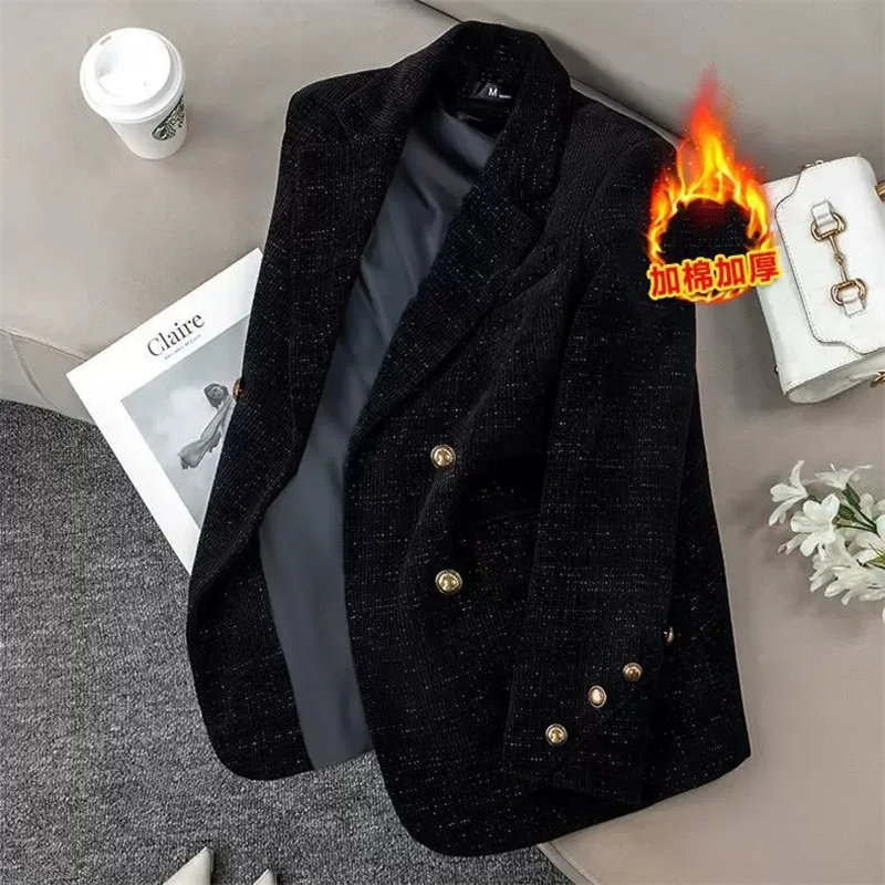 Zwart corduroy colbert voor da - Velvet Blazer Women recensie en prijs