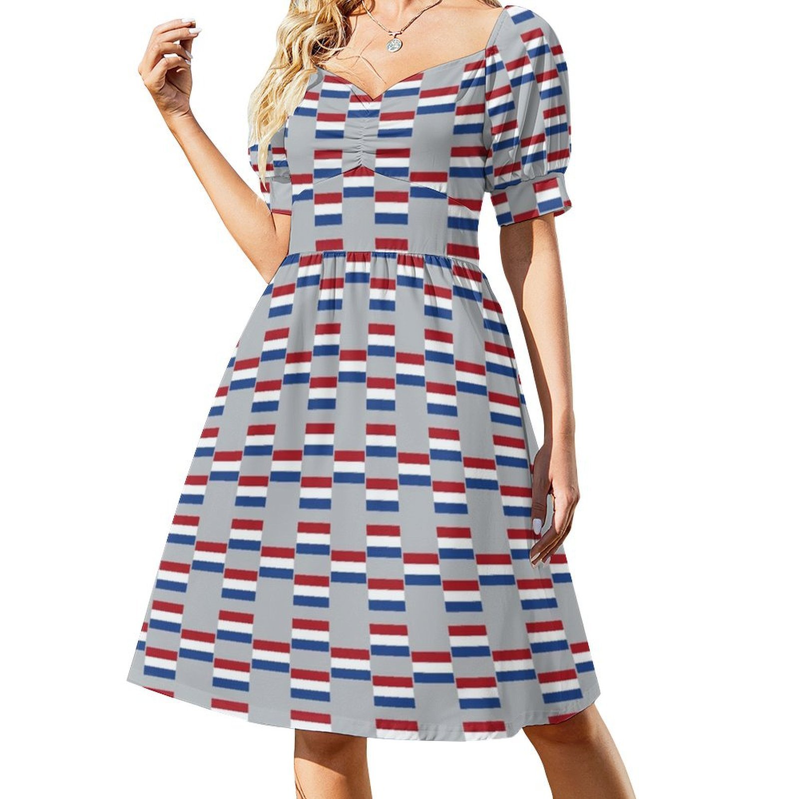 Vlag Van De Nederlandse Vlag B - Smocked Dress Women recensie en prijs