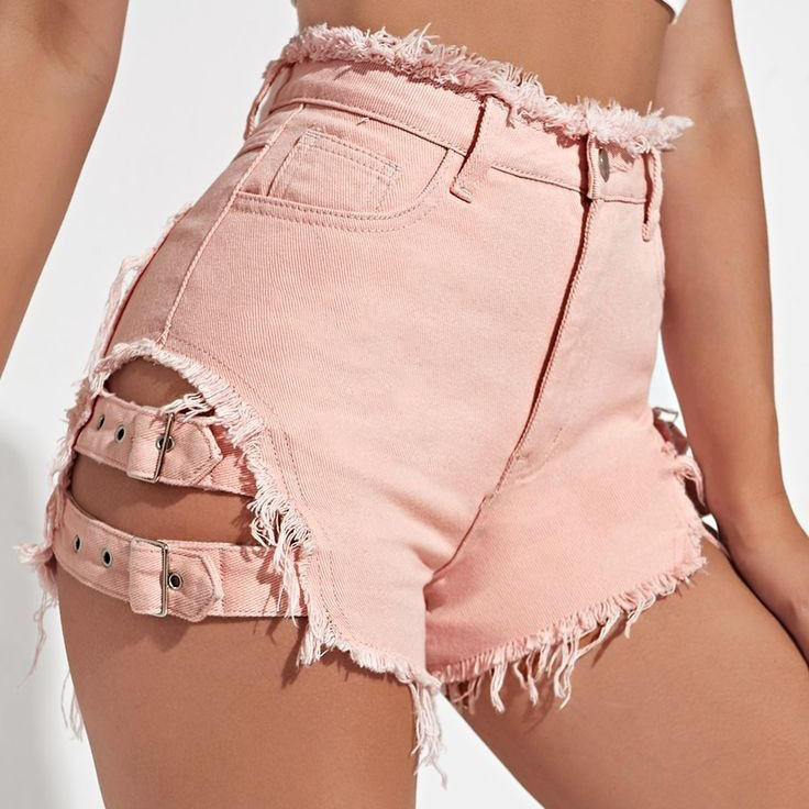 Dames denim shorts met hoge ta - Denim Shorts Women recensie en prijs
