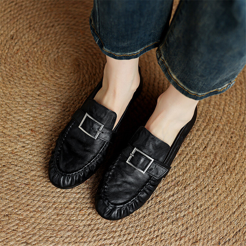 Nieuwe Herfst Echt Leer Vrouwe - Women'S Fashion Walking Shoes recensie en prijs