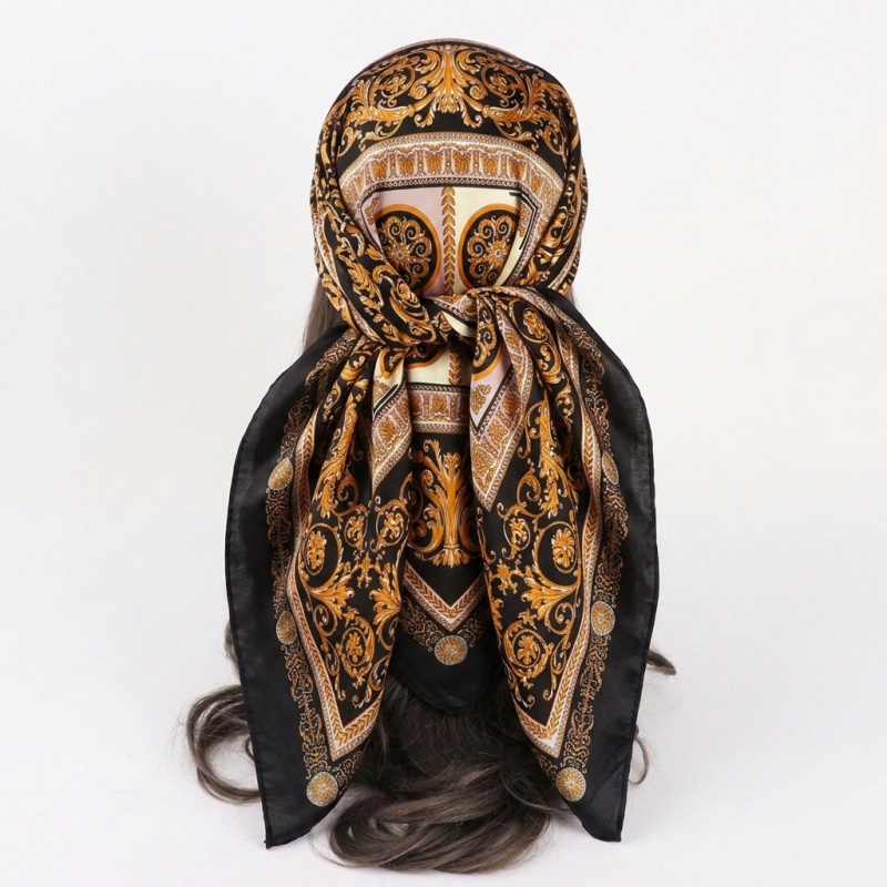 Vintage satijnen vierkante sja - Women Fashion Necktie recensie en prijs