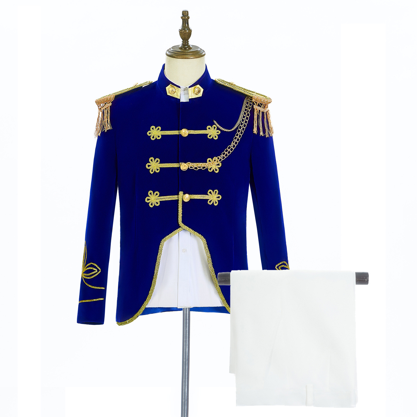 Mode marineblauw rokkostuum vo - Women Fashion Jackets recensie en prijs