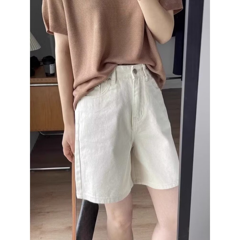 Denim shorts Damesjeans Wit Re - Denim Shorts Women recensie en prijs