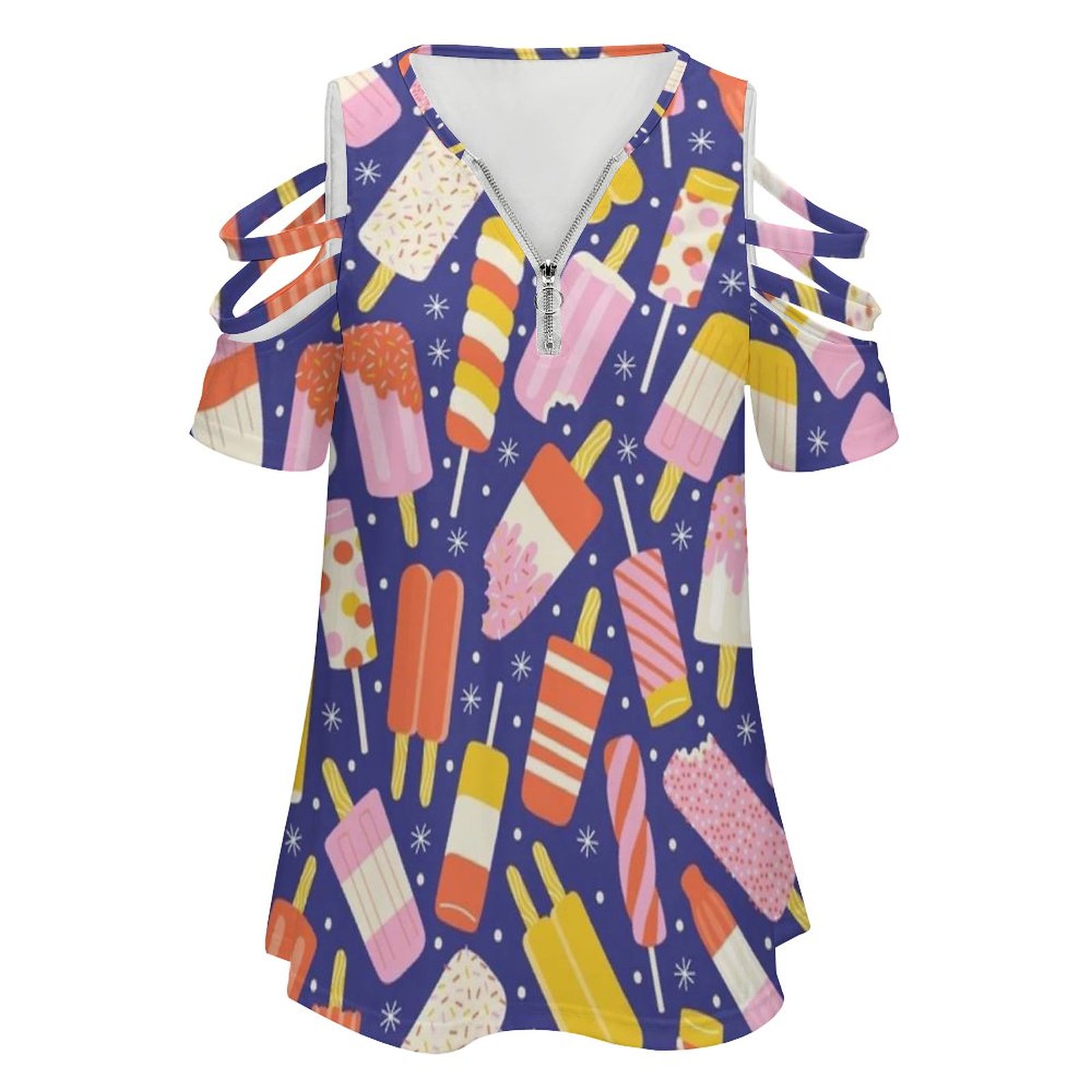 Ijslolly Nieuwe Mode Zip Off S - Women Fashion Vector recensie en prijs