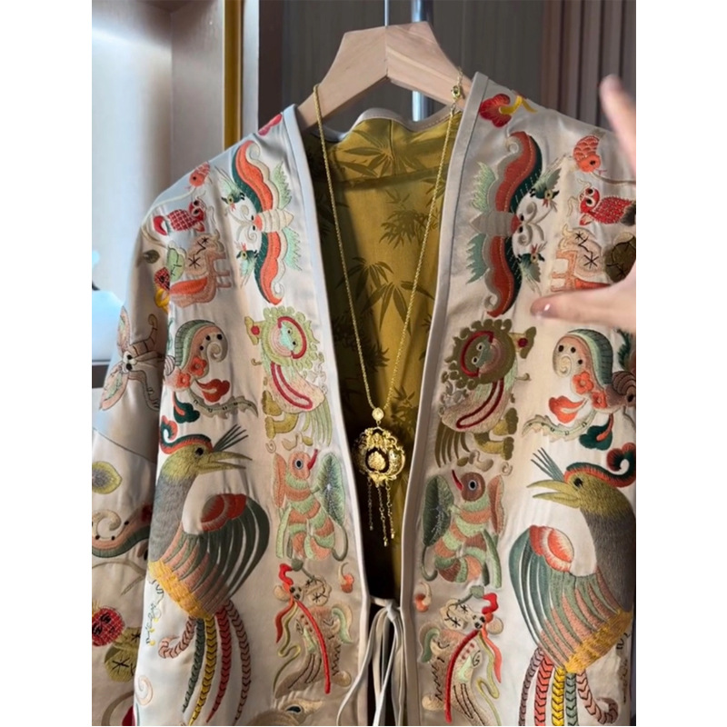Nieuwe Chinese stijl kimono ve - Women Fashion Jackets recensie en prijs