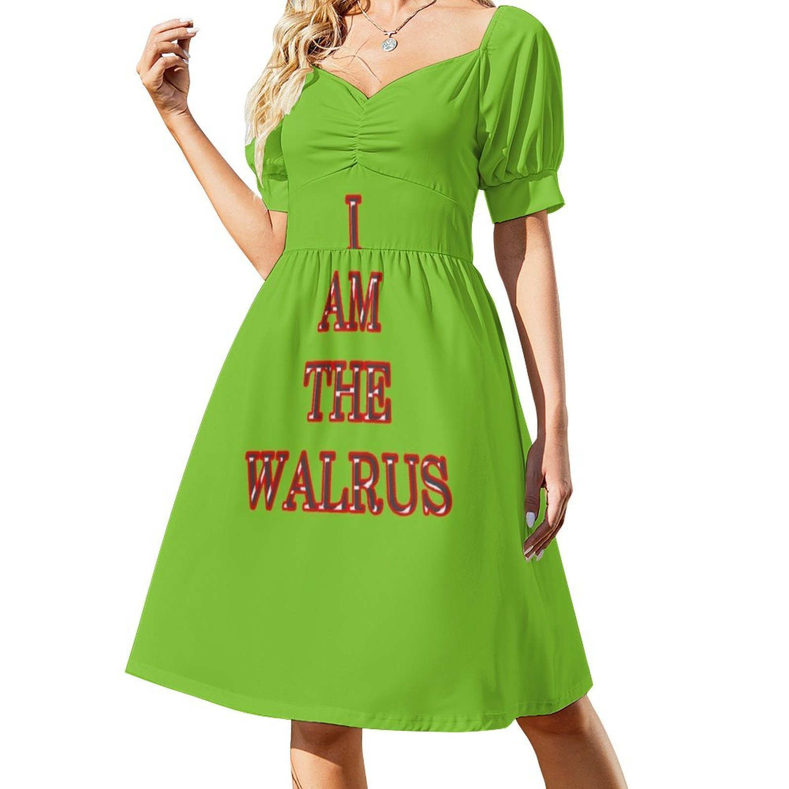 Ik ben de walrus bloemenkielju - Smocked Dress Women recensie en prijs