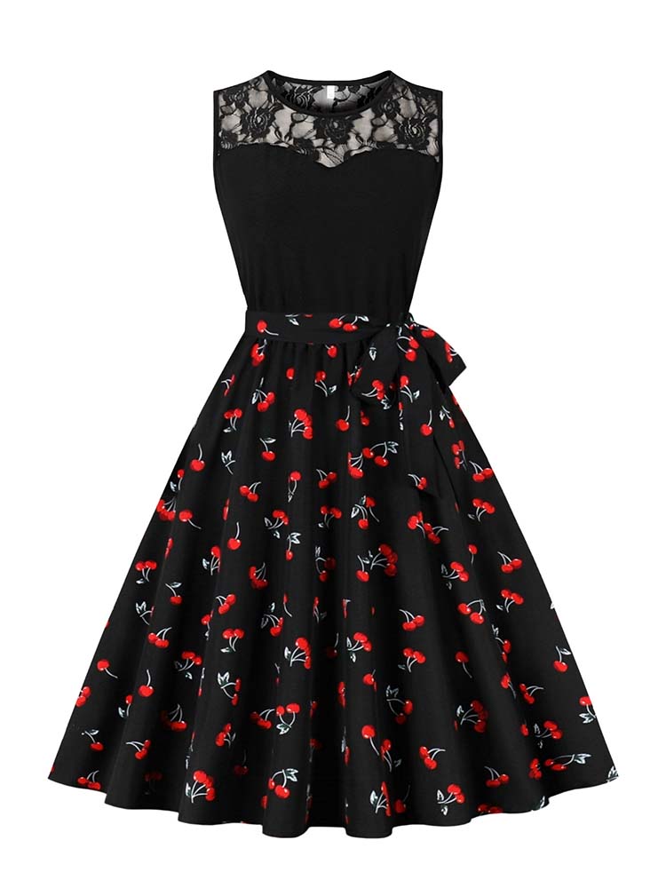 Elegante mouwloze geplooide mi - Women'S Fashion In The 50S recensie en prijs