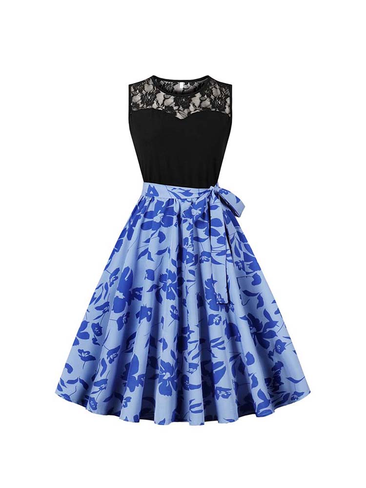 Elegante mouwloze geplooide mi - Women'S Fashion In The 50S recensie en prijs