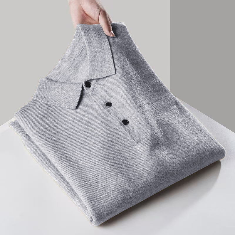 Heren trui met kwartrits en la - Ribbed Knit Sweater recensie en prijs