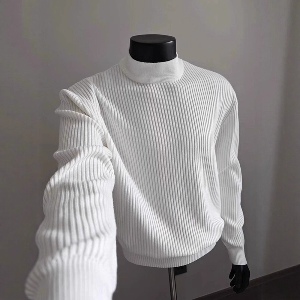 Man basislaag 2026 lente heren - Ribbed Knit Sweater recensie en prijs