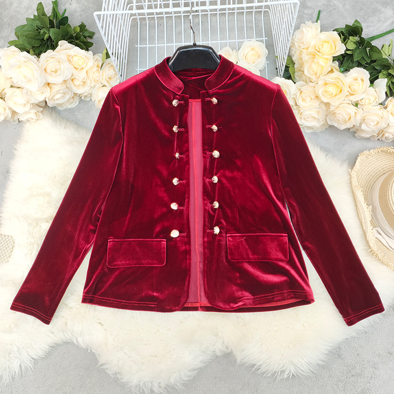 2025, herfst en winter nieuwe  - Velvet Blazer Women recensie en prijs