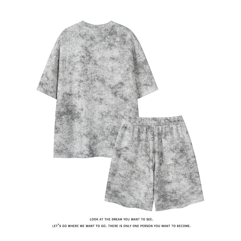 Amerikaanse stijl zomer heren  - Tie Dye Two Piece recensie en prijs